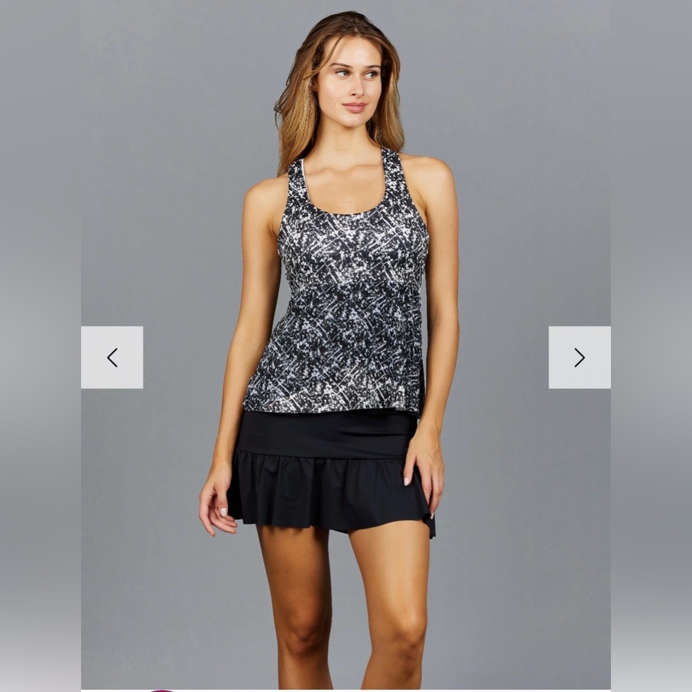 Denise Cronwall Parker Tier racerback print